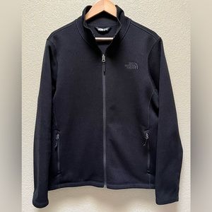 The North Face Mens Zip Up Jacket Size L Black Color